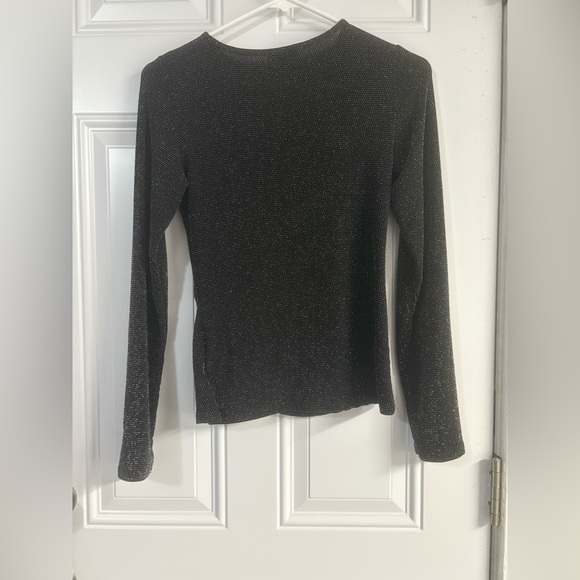 Express Elegant Black Twist-Front Top✨ - Picture 7 of 7